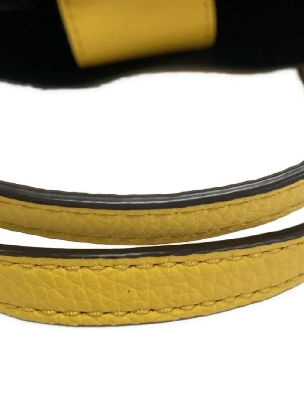 TORY BURCH Yellow Leather Handbag